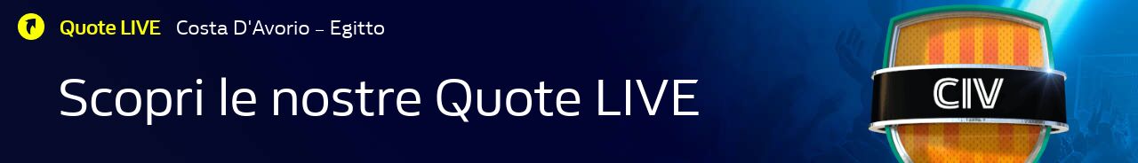 Costa D'Avorio ₋ Egitto Live
