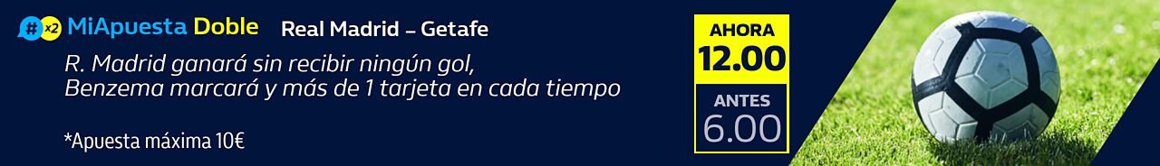 Doble #MiApuesta: R. Madrid - Getafe