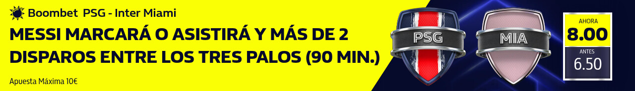 Boombet PSG - Inter Miami
