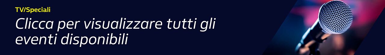 Tutti gli eventi di TV/Speciali