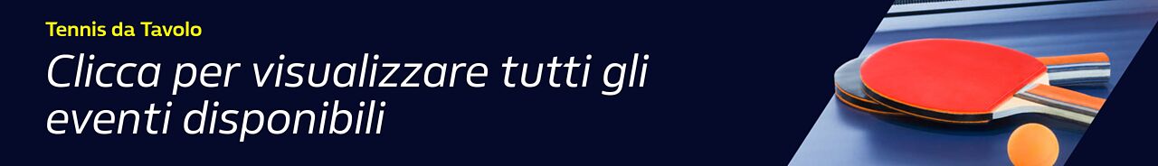 Tutti gli eventi di Tennis Tavolo