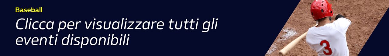 Tutti gli eventi di Baseball