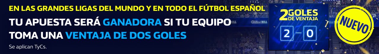 2 goles de ventaja