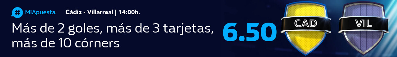 #MA: Cádiz - Villarreal