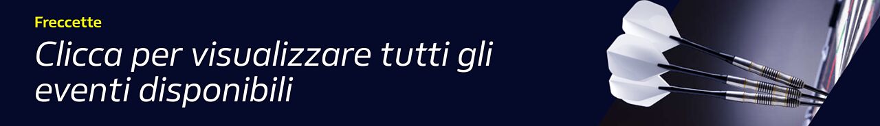 Tutti gli eventi di Freccette