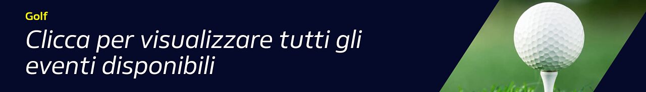 Tutti gli eventi di Golf